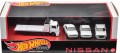 Hot Wheels GMH39 HKC16 Premium Diorama Nissan Zestaw 4 autek