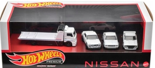 Hot Wheels GMH39 HKC16 Premium Diorama Nissan Zestaw 4 autek