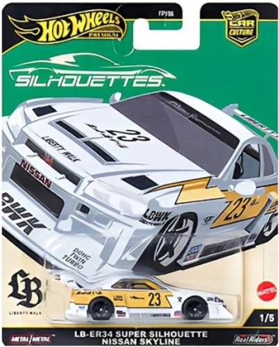 Hot Wheels FPY86 JBK59 PREMIUM LB-ER34 Super Silhouette Nissan Skyline