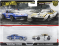 Hot Wheels HBL96 HRR80 PREMIUM Custom Corvette & '69 Copo Corvette