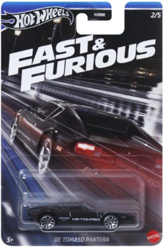 Hot Wheels HNR88 HRW52 FAST & FURIOUS De Tomaso Pantera