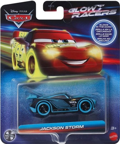 Cars HPG76 HPG82 GLOW RACERS Jackson Storm Świecący w ciemności