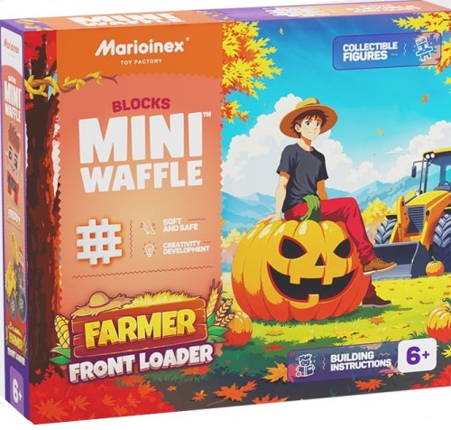 MARIOINEX 907481 Mini Wafle FARMER Ładowarka czołowa 50el