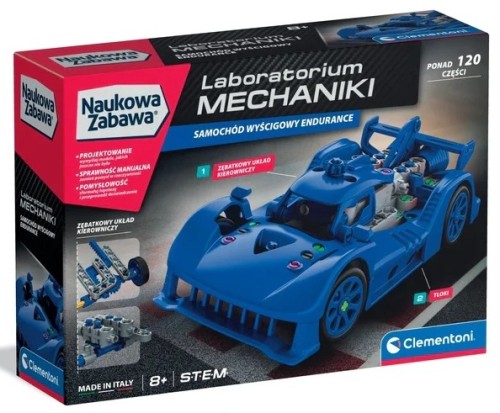 Clementoni 50255 Laboratorium Mechaniki Samochód Wyścigowy Endurance