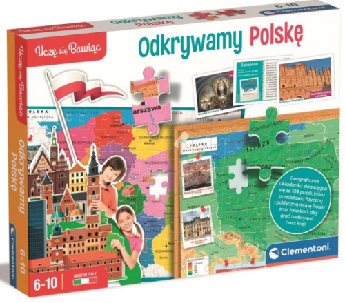 Clementoni 50776 Uczę się bawiąc! Odkrywamy Polskę