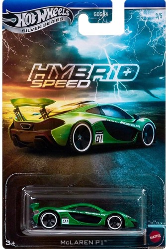 Hot Wheels JDY87 JCB78 SILVER SERIES McLaren P1 1:64