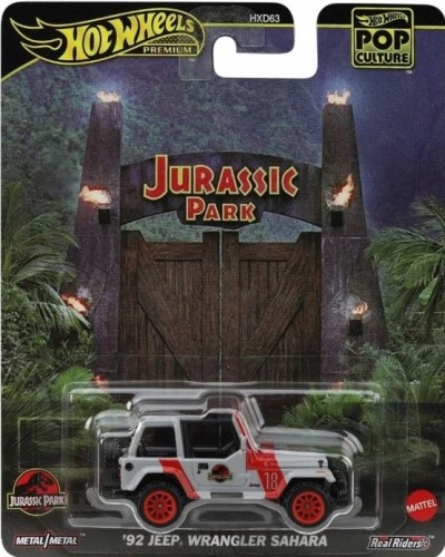 Hot Wheels HXD63 JBL59 PREMIUM Jurrasic Park '92 Jeep Wrangler Sahara