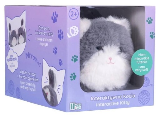 HUGGY LUV DKO0221 Kot szary interaktywny