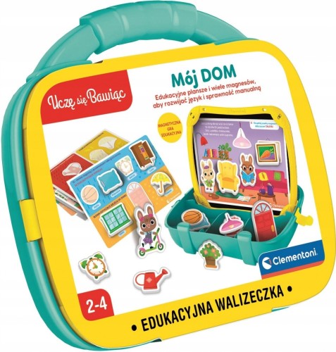 Clementoni 50391 UCZĘ SIĘ BAWIĄC Mój dom walizeczka edukacyjna