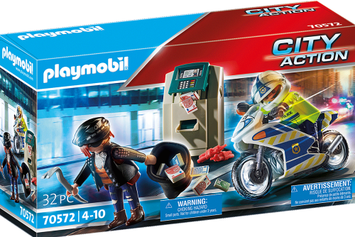 PLAYMOBIL 70573 CITY ACTION Policyjny motor: Pościg za przestępcą