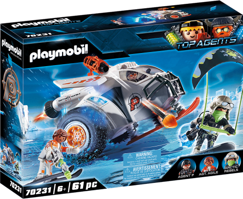 PLAYMOBIL 70231 TOP AGENTS Spy Team Pojazd śnieżny