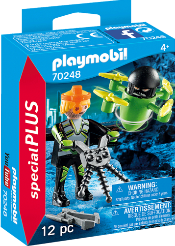PLAYMOBIl 70248 SPECIAL PLUS Agent z dronem