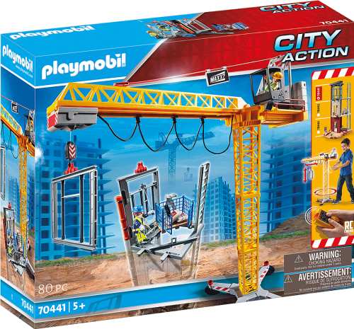 PLAYMOBIL 70441 Zdalnie sterowany żuraw z elementem konstrukcyjnym