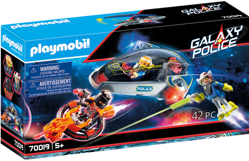 Playmobil 70019 Galaxy Police Galaxy Szybowiec policyjny