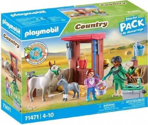 PLAYMOBIL 71471 HORSES OF WATERFALL Weterynarz z osiołkami