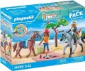PLAYMOBIL 71470 HORSES OF WATERFALL Wycieczka konna na plażę z Amelią i Benem