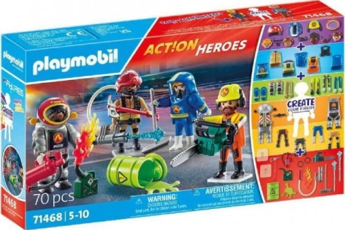 PLAYMOBIL 71468 ACTION HEROES My Figures Straż pożarna