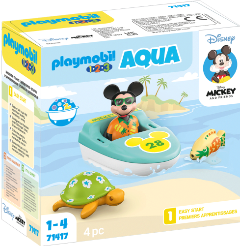 PLAYMOBIL 71417 1.2.3 & Disney Myszka Miki i wycieczka łódką