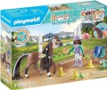 PLAYMOBIL 71355 HORSES OF WATERFALL Zoe i Blaze tor z przeszkodami