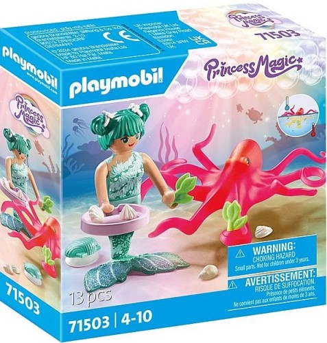 PLAYMOBIL 71503 PRINCESS MAGIC Syrenka ze zmieniającą kolor ośmiornicą