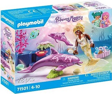 PLAYMOBIL 71501 PRINCESS MAGIC Syrenka z delfinami