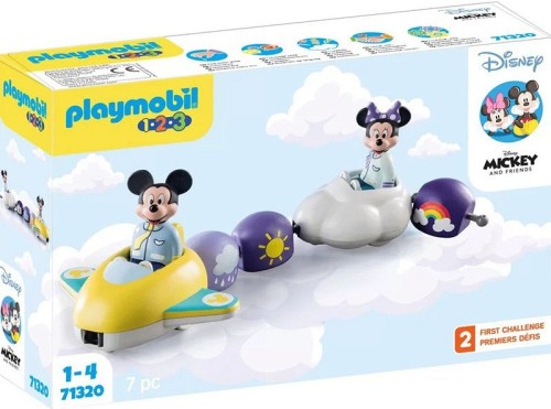 PLAYMOBIL 71320 1.2.3 & Disney Przejażdżka w chmurach Miki i Minnie