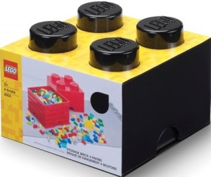 LEGO Pojemnik na klocki 4 czarny