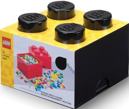 LEGO Pojemnik na klocki 4 czarny