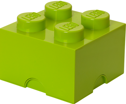LEGO Pojemnik na klocki 4 jasnozielony