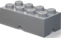 LEGO® Pojemnik klocek Brick 8 (Ciemnoszary)