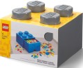 LEGO® Szuflada klocek Brick 4 (Ciemnoszary)