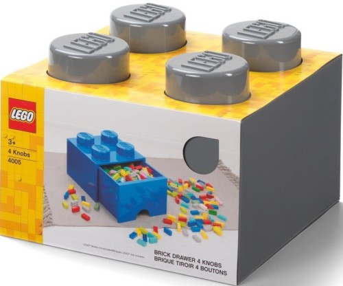 LEGO® Szuflada klocek Brick 4 (Ciemnoszary)
