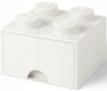 LEGO ® Pojemnik 4 szuflada biała