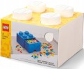 LEGO ® Pojemnik 4 szuflada biała