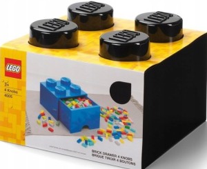 LEGO ® Pojemnik 4 Szuflada Czarna