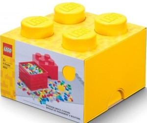 LEGO Pojemnik na klocki 4 żółty