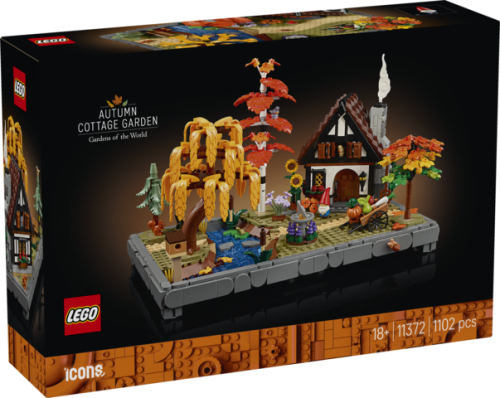 LEGO Icons 11372 Jesienny ogród z chatką