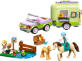 LEGO Friends 42695 Przyczepa z koniem i źrebaczkiem