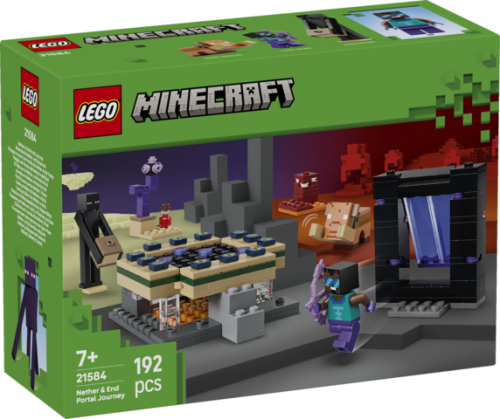 LEGO Minecraft 21584 Podróż przez portal Netheru i Kresu