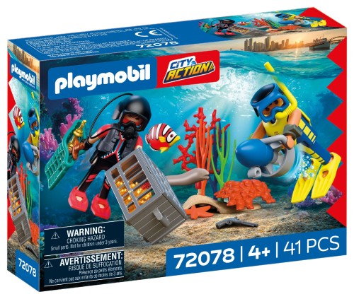 PLAYMOBIL 72078 CITY ACTION Nurek policyjny ze skarbem