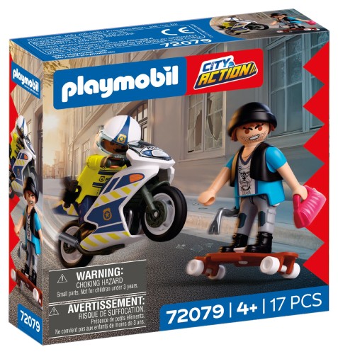 PLAYMOBIL 72079 CITY ACTION Pościg motocyklowy