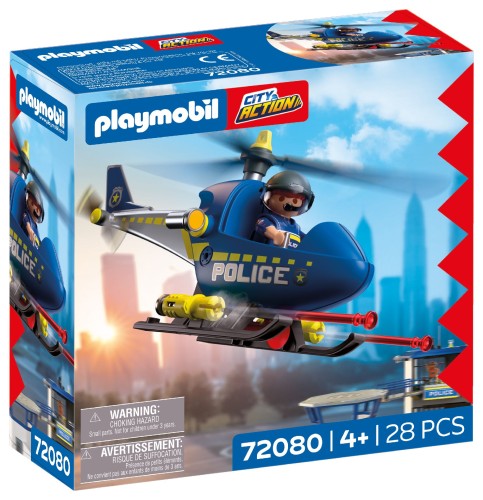 PLAYMOBIL 72080 CITY ACTION Policyjny helikopter z radarem