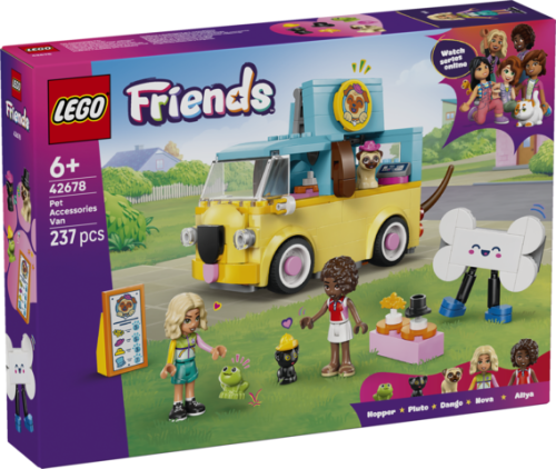 LEGO Friends 42678 Furgonetka  z akcesoriami dla zwierząt