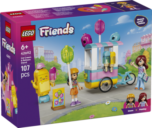 LEGO Friends 42692 Stoisko z lodami i balonami