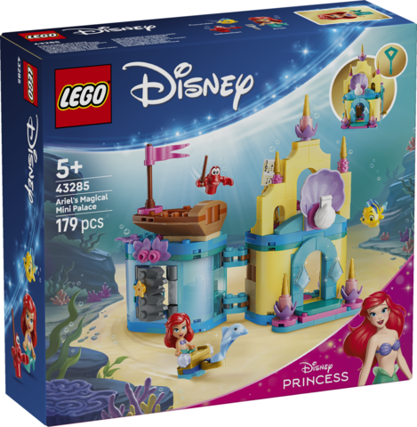 LEGO Disney 43285 Magiczny minipałac Arielki