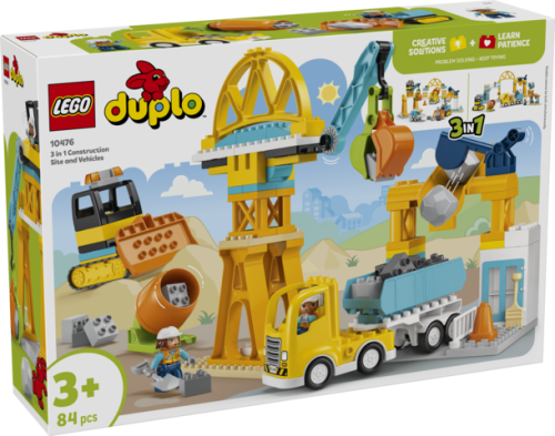 LEGO Duplo 10476 Plac budowy z pojazdami 3 w 1