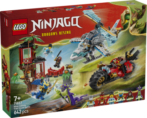 LEGO Ninjago 71857 domek na drzewie z pojazdami