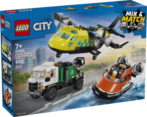 LEGO City 60505 Zestaw z samolotem, ciężarówką serwisową