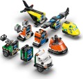 LEGO City 60505 Zestaw z samolotem, ciężarówką serwisową i poduszkowcem