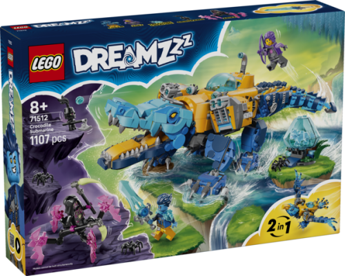 LEGO DREAMZzz 71512 Krokodylołódź podwodna